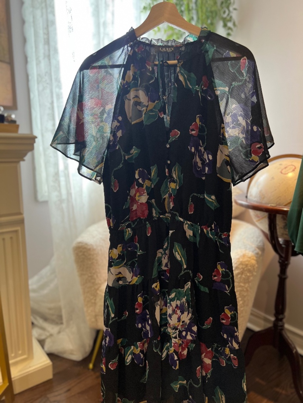 Ralph Lauren Black Whimsical Dress - Size 12